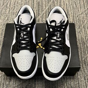 Nike Air Jordan 1 Low Black and Smoke Gray. “Shadow”